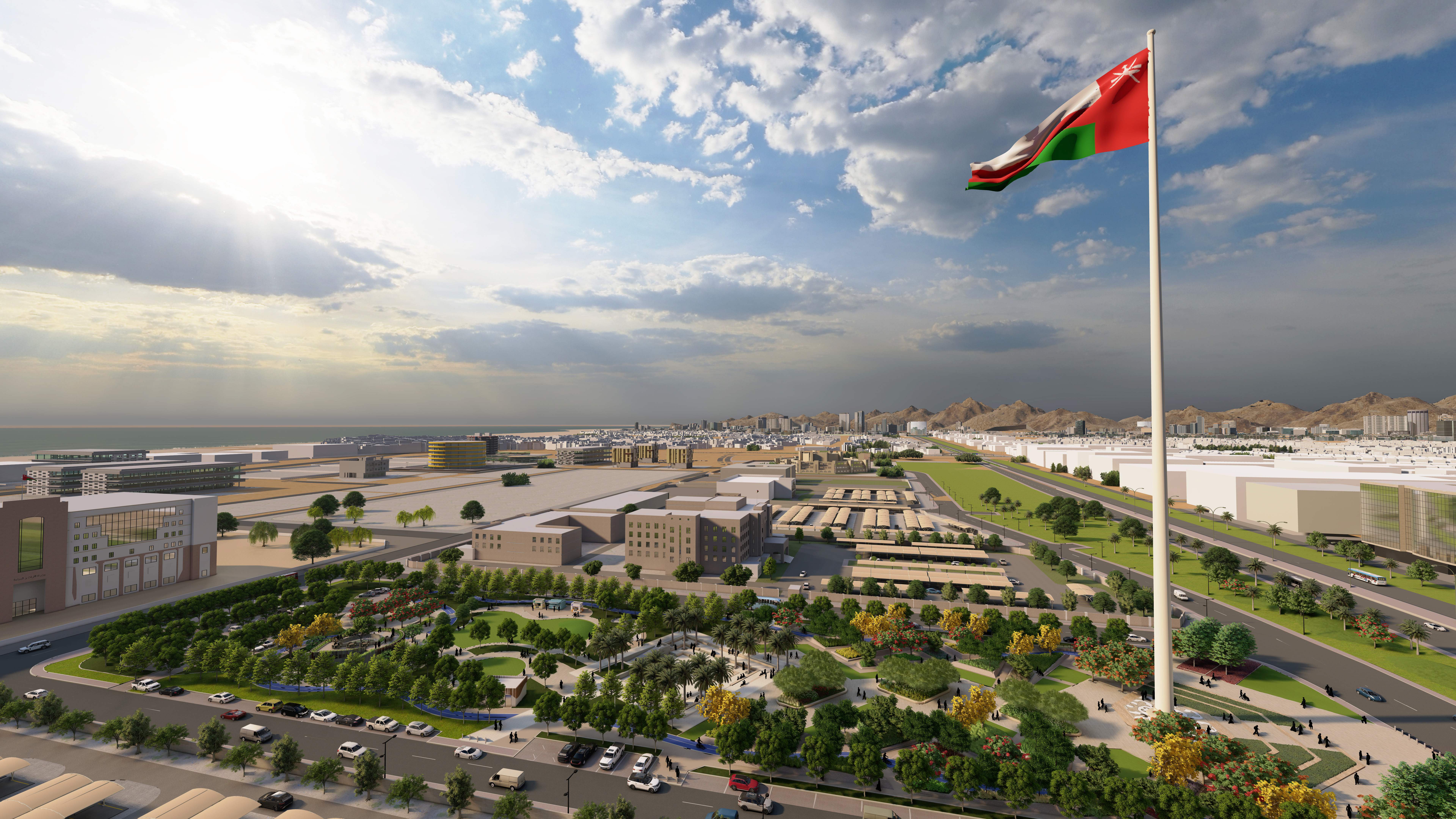 AL-KHUWAIR SQUARE Project (126 Mtr Flagpole)