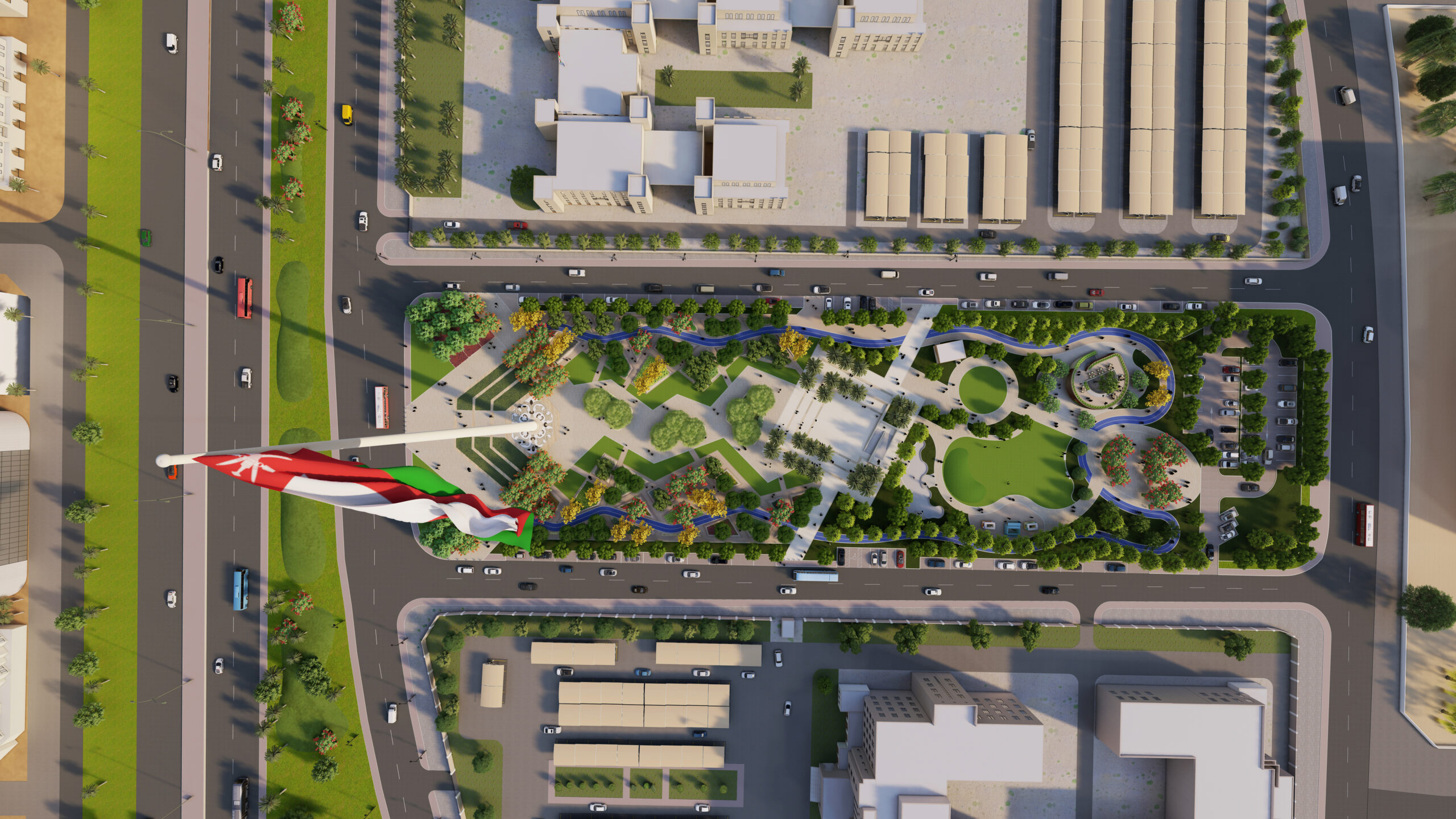 AL-KHUWAIR SQUARE Project (Landscaping and Park)